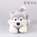 Dongguan GSV 25CM White plush dog pet with Christmas hats stuffed toy